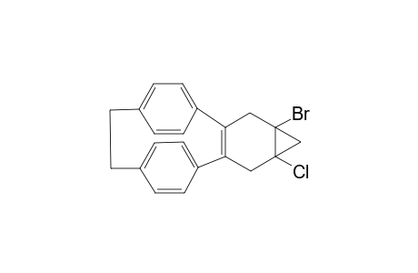 1'-Chloro-6'-bromobicyclo[4.1.0]hepteno[3,4-a][2.2]paracyclophane