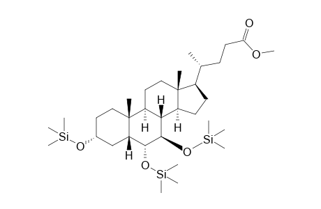 Methyl 3,6,7-tris(trimethylsilyl)-.omega..-muricholate