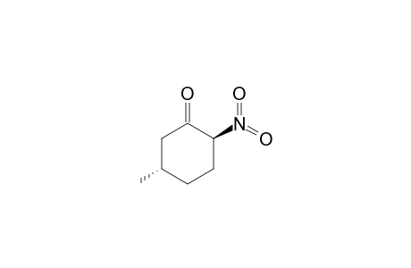 (2S,5S)-5-methyl-2-nitrocyclohexan-1-one