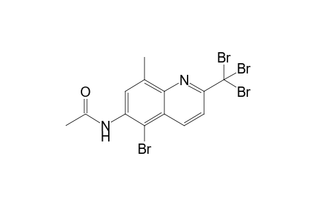 6-Acetamido-5-bromo-2-tribromomethyl-8-methyl quinoline