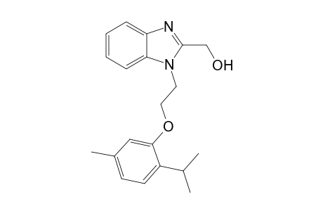 (1-{2-[5-methyl-2-(propan-2-yl)phenoxy]ethyl}-1H-1,3-benzodiazol-2-yl)methanol