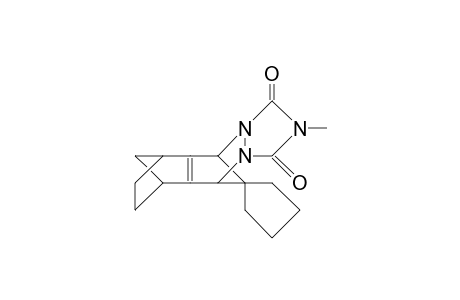 anti-1',4',5',6',7',8'-Hexahydro-N-methyl-spiro(cyclopentane-1,10'-(1,4-5,8)-dimethano-phtalazine)-2',3'-dicarboximide