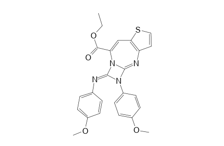 5,6-DI-(4-METHOXYPHENYL)-1,3-DIAZETO-[1',2'-A]-THIENO-[3,2-D]-[1,3]-DIAZEPINE