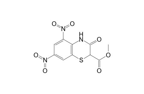 Methyl 5,7-dinitro-3-oxo-3,4-dihydro-2H-1,4-benzothiazine-2-carboxylate