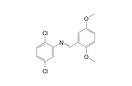 2,5-dichloro-N-(2,5-dimethoxybenzylidene)aniline