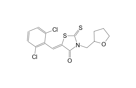 (5Z)-5-(2,6-dichlorobenzylidene)-3-(tetrahydro-2-furanylmethyl)-2-thioxo-1,3-thiazolidin-4-one