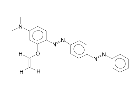 N,N-DIMETHYL-3-VINYLOXY-4-[(PHENYLDIAZO)PHENYLDIAZO]ANILINE