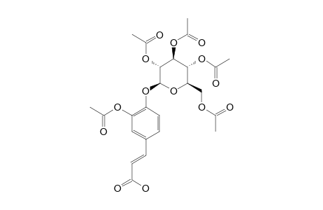 PENTAACETYL-4-O-BETA-D-GLUCOPYRANOSYL-CAFFEIC-ACID