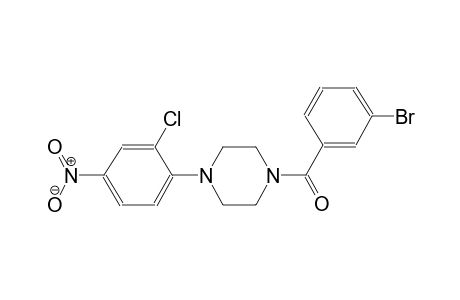 piperazine, 1-(3-bromobenzoyl)-4-(2-chloro-4-nitrophenyl)-
