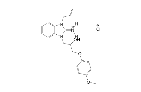 1-allyl-3-[2-hydroxy-3-(4-methoxyphenoxy)propyl]-1,3-dihydro-2H-benzimidazol-2-iminium chloride