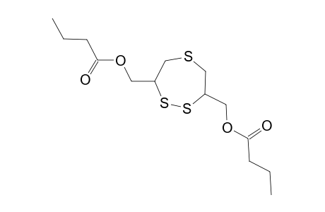 (1,2,5-Trithiepane-3,7-diyl)bis(methylene) Dibutyrate