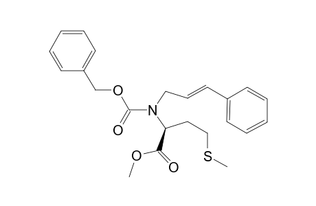 (SR)-N-Benzyloxycarbonyl-N-cinnamylmethionine Methyl ester