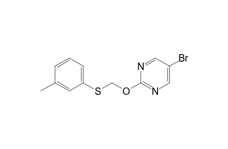 5-bromanyl-2-[(3-methylphenyl)sulfanylmethoxy]pyrimidine