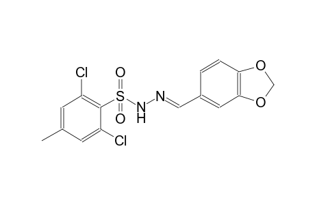 N'-[(E)-1,3-benzodioxol-5-ylmethylidene]-2,6-dichloro-4-methylbenzenesulfonohydrazide