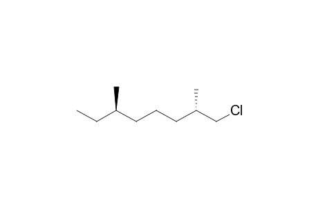 (2S,6R)-1-chloranyl-2,6-dimethyl-octane