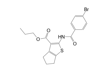 propyl 2-[(4-bromobenzoyl)amino]-5,6-dihydro-4H-cyclopenta[b]thiophene-3-carboxylate