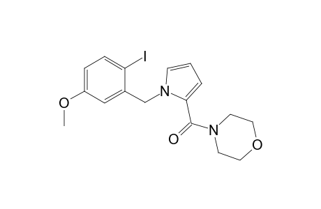 1-(2-Iodo-5-methoxybenzyl)pyrrole-2-carboxylic acid moropholine amide