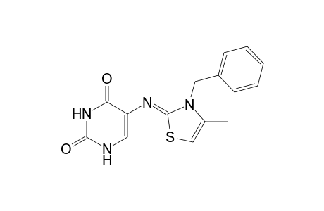 (Z)-5-((3-Benzyl-4-methylthiazol-2(3H)-ylidene)amino)pyrimidine-2,4(1H,3H)-dione