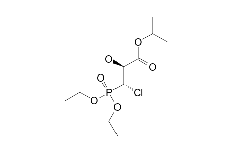 ANTI-ISOPROPYL-3-CHLORO-3-(DIETHOXYPHOSPHORYL)-2-HYDROXY-PROPANOATE