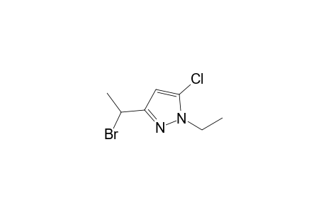 3-(1-Bromoethyl)-5-chloro-1-ethylpyrazole