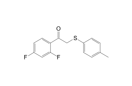 1-(2,4-difluorophenyl)-2-(p-tolylsulfanyl)ethanone