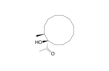 cis-1-acetyl-2-methyl-1-cyclododecanol