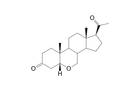 6-OXA-5-beta-PREGNANE-3,20-DIONE