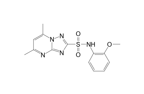 N-(2-methoxyphenyl)-5,7-dimethyl-[1,2,4]triazolo[1,5-a]pyrimidine-2-sulfonamide