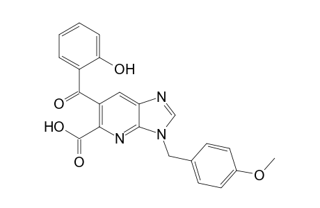 3-(4-Methoxybenzyl)-6-(2-hydroxybenzoyl)-3H-imidazo[4,5-b]pyridine-5-carboxylic acid