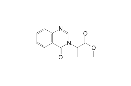 3(4H)-Quinazolineacetic acid, .alpha.-methylene-4-oxo-, methyl ester