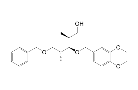 (2S,3R,4R)-5-Benzyloxy-2,4-dimethyl-3-(3,4-dimethoxybenzyloxy)pentan-1-ol