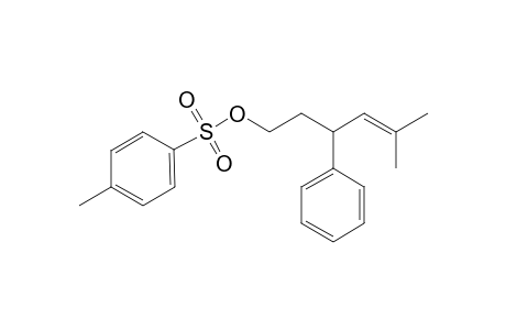 (5-methyl-3-phenyl-hex-4-enyl) 4-methylbenzenesulfonate