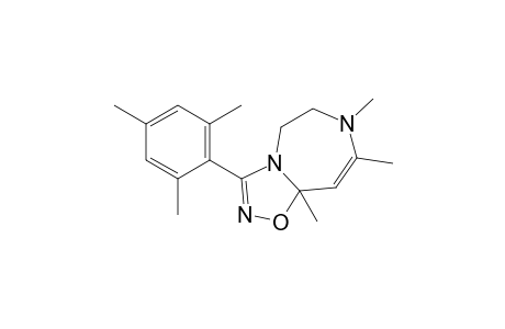 3-Mesityl-7,8,9a-trimethyl-5,6-dihydro-[1,2,4]oxadiazolo[4,5-d][1,4]diazepine