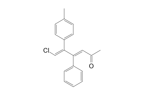 1-Chloro-2-(4-methylphenyl)-3-phenylhexa-1,3-dien-5-one