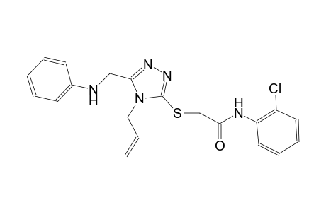 2-{[4-allyl-5-(anilinomethyl)-4H-1,2,4-triazol-3-yl]sulfanyl}-N-(2-chlorophenyl)acetamide