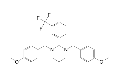 1,3-bis(4-methoxybenzyl)-2-[3-(trifluoromethyl)phenyl]hexahydropyrimidine