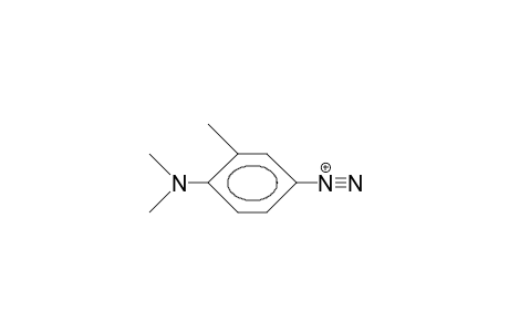 4-Dimethylamino-3-methyl-phenyl diazonium cation