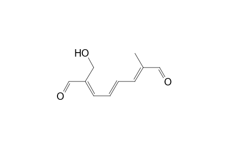 2,4,6-Octatrienedial, 2-(hydroxymethyl)-7-methyl-, (E,E,E)-