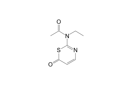 2-N-Ethylacetamido-6H-1,3-thiazin-6-one