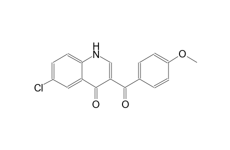 6-chloro-3-(4-methoxybenzoyl)-4(1H)-quinolinone