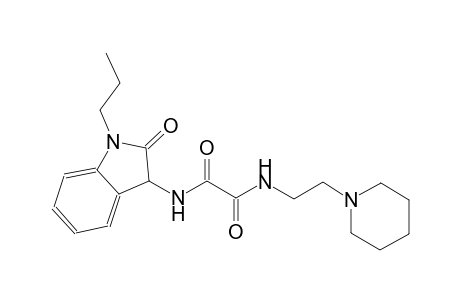 ethanediamide, N~1~-(2,3-dihydro-2-oxo-1-propyl-1H-indol-3-yl)-N~2~-[2-(1-piperidinyl)ethyl]-