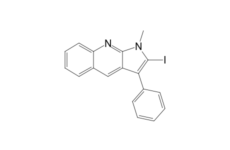 2-Iodo-1-methyl-3-phenylpyrrolo[2,3-b]quinoline