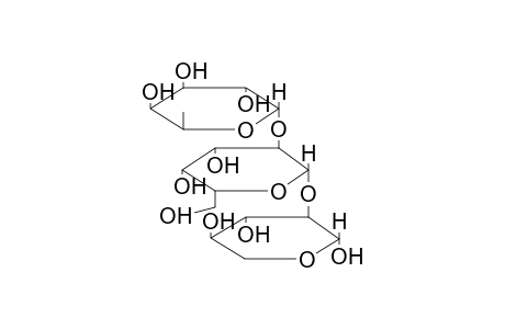ALPHA-L-FUCOPYRANOSYL-(1->2)-BETA-D-GALACTOPYRANOSYL-(1->2)-BETA-D-XYLOPYRANOSE