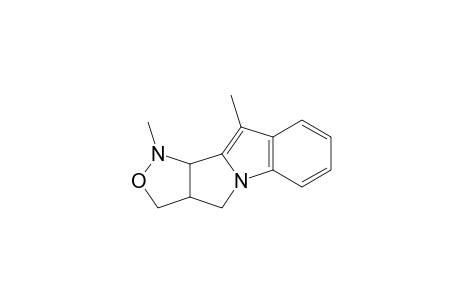 1,10-dimethyl-1,3a,4,10b-tetrahydro-3H-isoxazolo[3',4':3,4]pyrrolo[1,2-a]indole