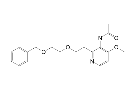 N-[2-(2-BENZYLOXY-ETHOXY)-ETHYL-4-METHOXY-PYRIDIN-3-YL]-ACETAMIDE