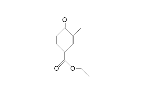 3-Methyl-4-oxo-cyclohex-2-enecarboxylic acid, ethyl ester