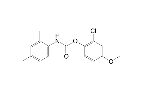 2,4-dimethylcarbanilic acid, 2-chloro-4-methoxyphenyl ester