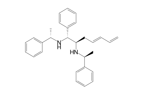 (1R,2R,4E)-1-phenyl-1-N,2-N-bis[(1S)-1-phenylethyl]hepta-4,6-diene-1,2-diamine