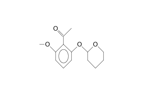 2'-Methoxy-6'-(tetrahydro-pyran-2-yl-oxy)-acetophenone