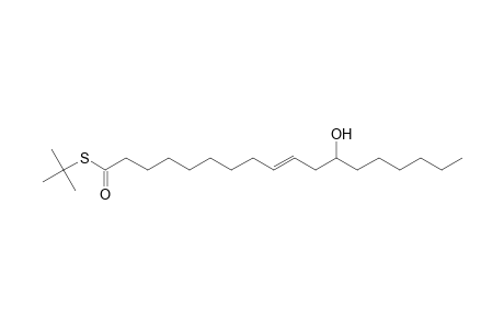 9-Octadecenethioic acid, 12-hydroxy-, S-t-butyl ester